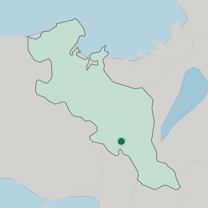 Map showing Kameoka — In Kyoto Prefecture