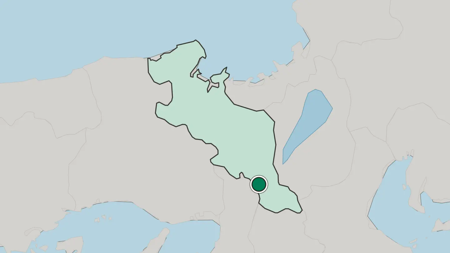 Map of Yawata in Japan