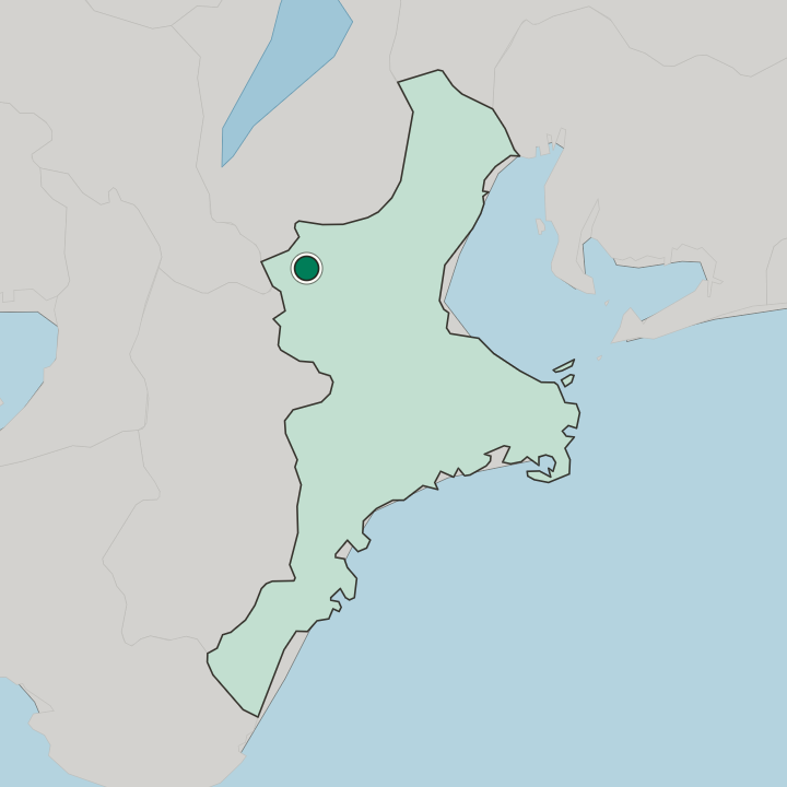 Map showing Iga — In Mie-ken