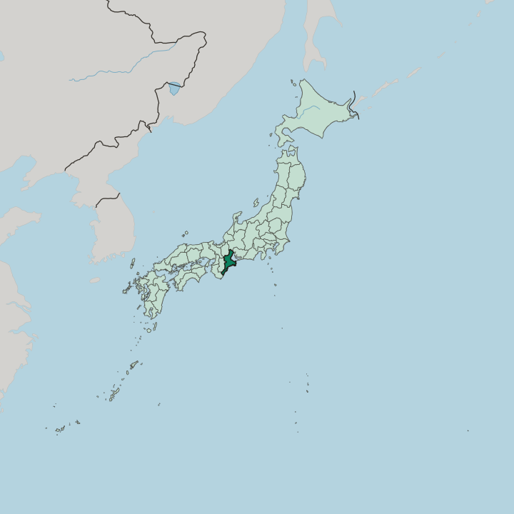 Map showing Mie-ken — In Japan