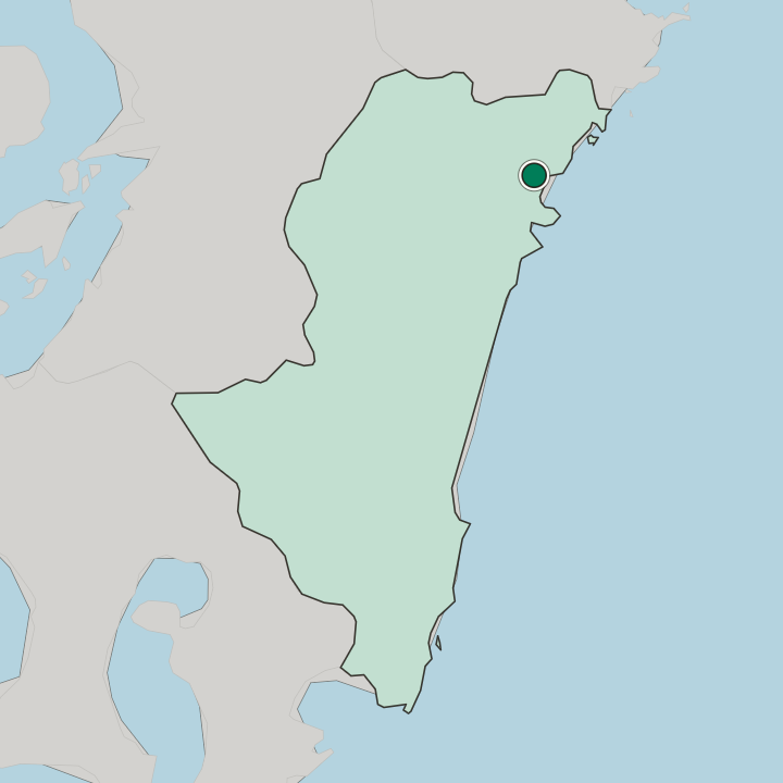 Map showing Nobeoka — In Miyazaki