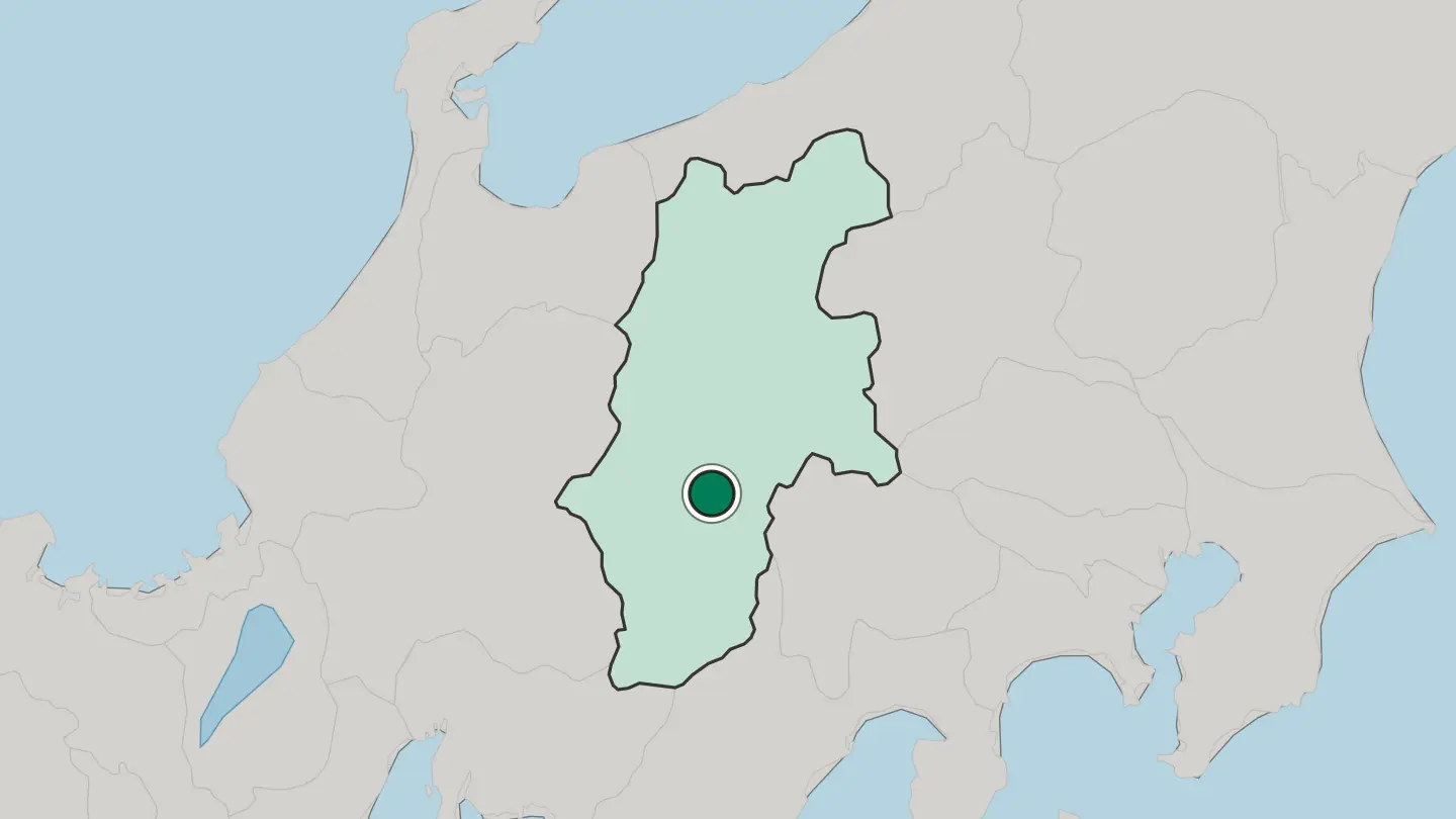 Map of Ina in Japan