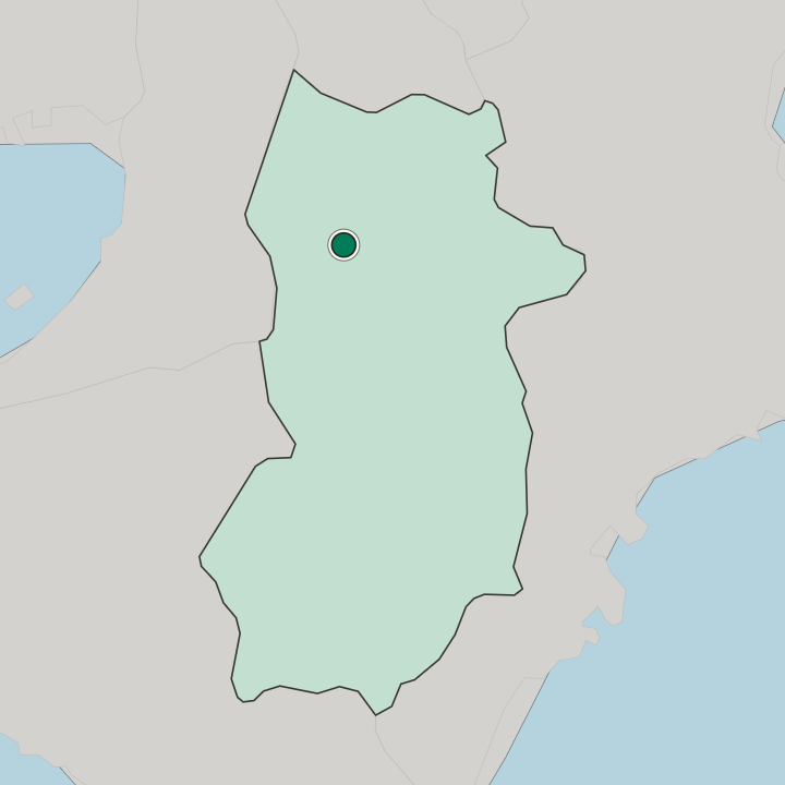 Map showing Kashihara-shi — In Nara-ken