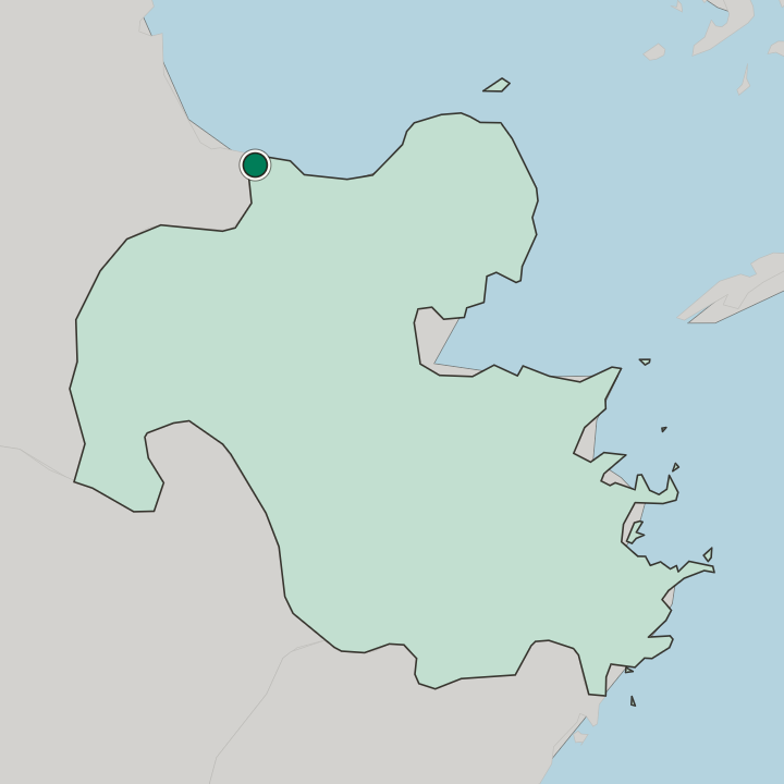 Map showing Nakatsu — In Oita Prefecture