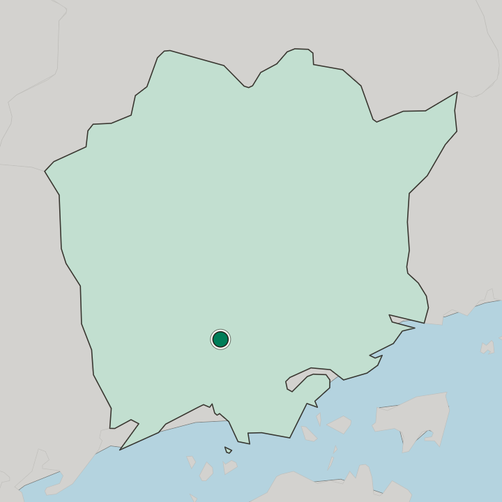 Map showing Sōja — In Okayama-ken