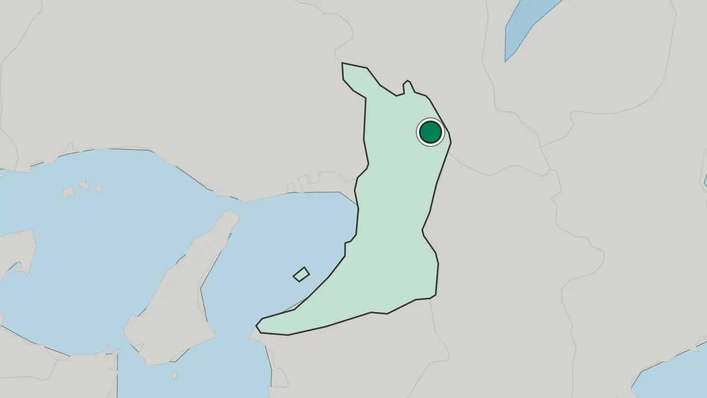 Map of Hirakata in Japan