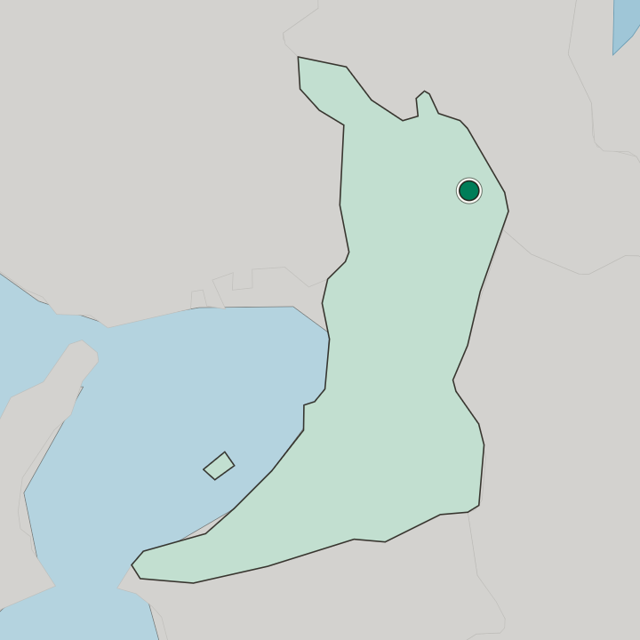 Map showing Hirakata — In Ōsaka-fu