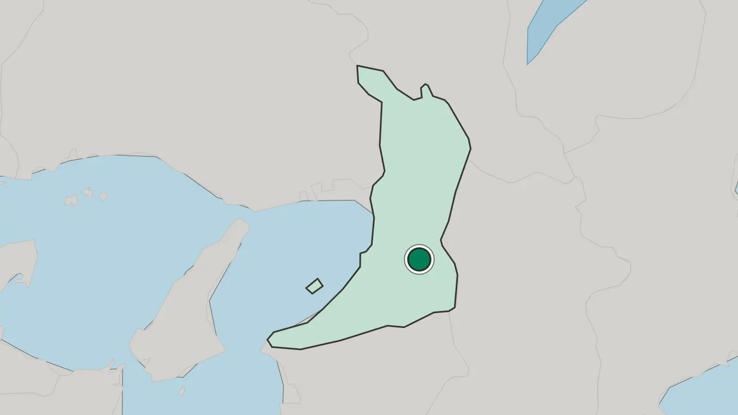 Map of Sayama in Japan