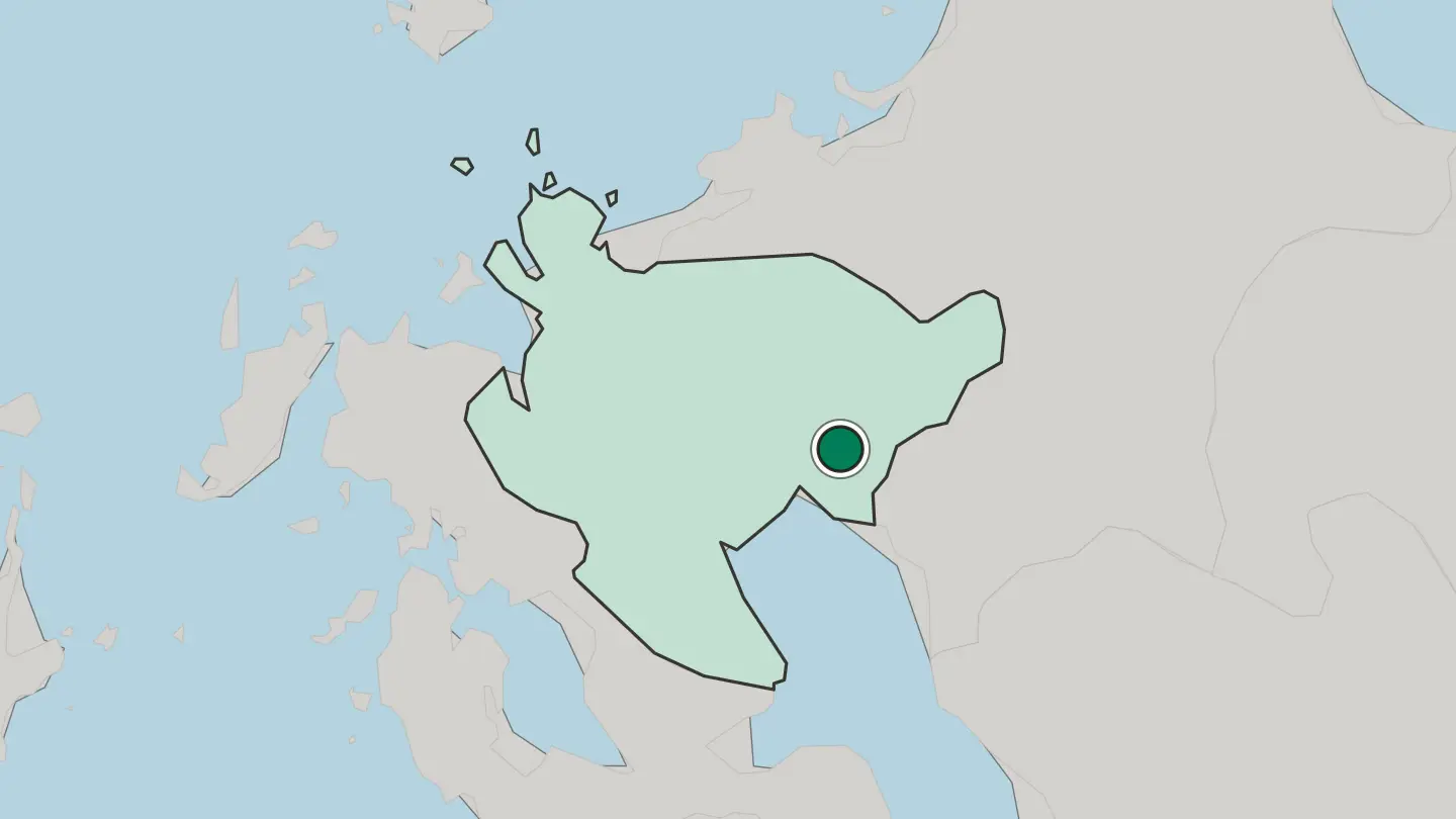Map of Saga in Japan