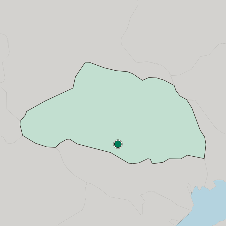 Map showing Hannō — In Saitama-ken