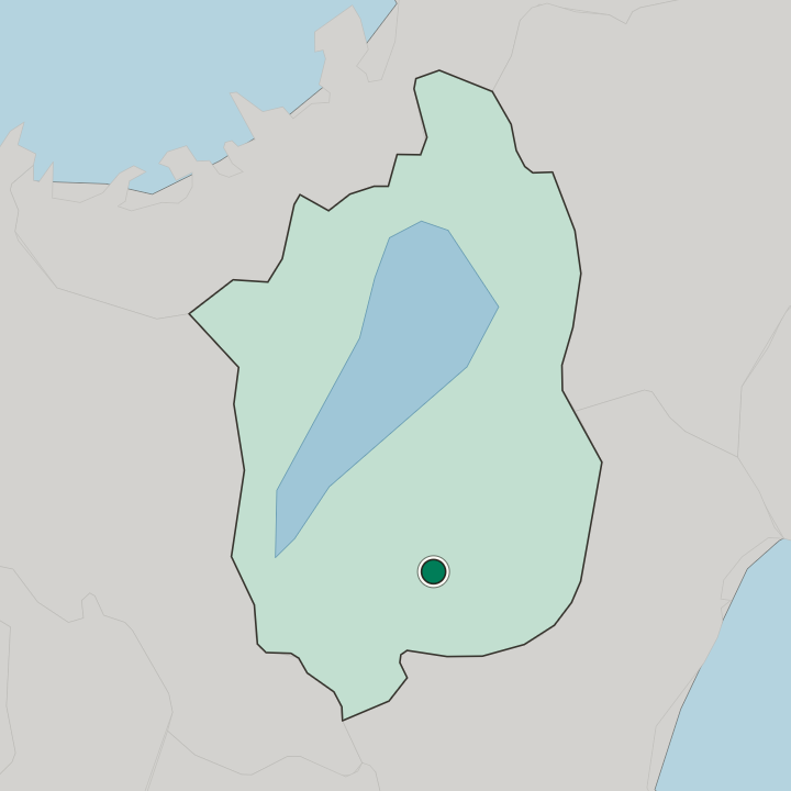 Map showing Kōka — In Shiga