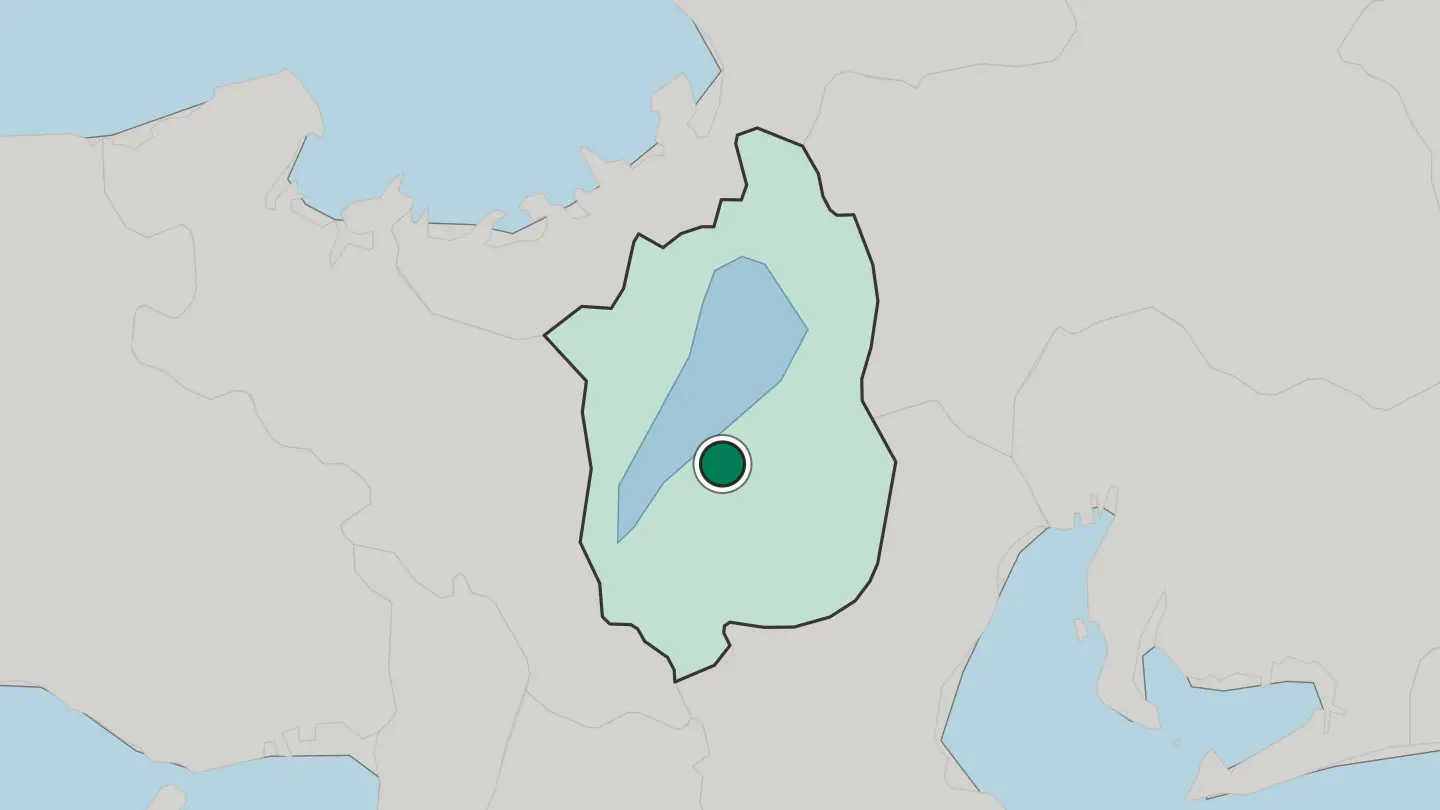 Map of Ōmihachiman in Japan