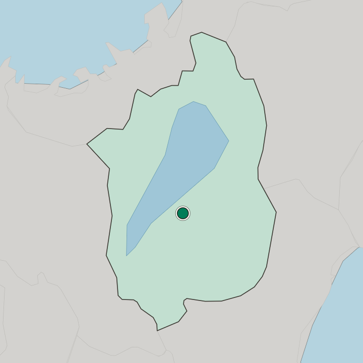 Map showing Ōmihachiman — In Shiga