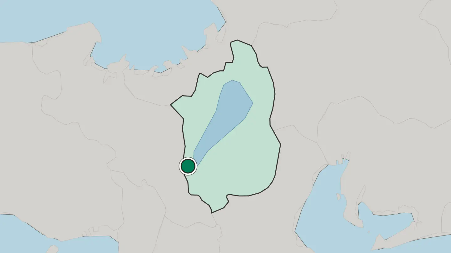 Map of Ōtsu in Japan