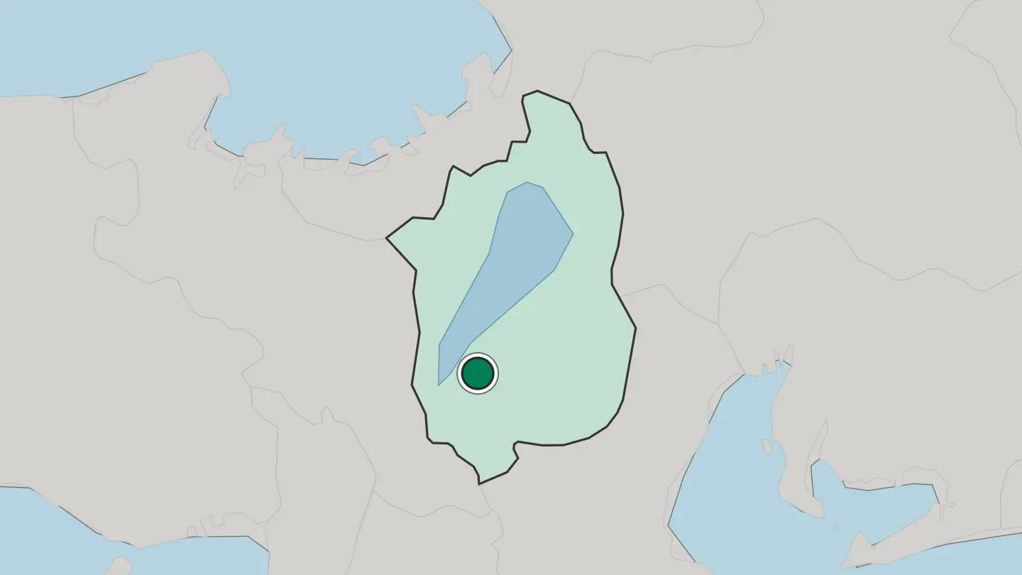Map of Rittō in Japan