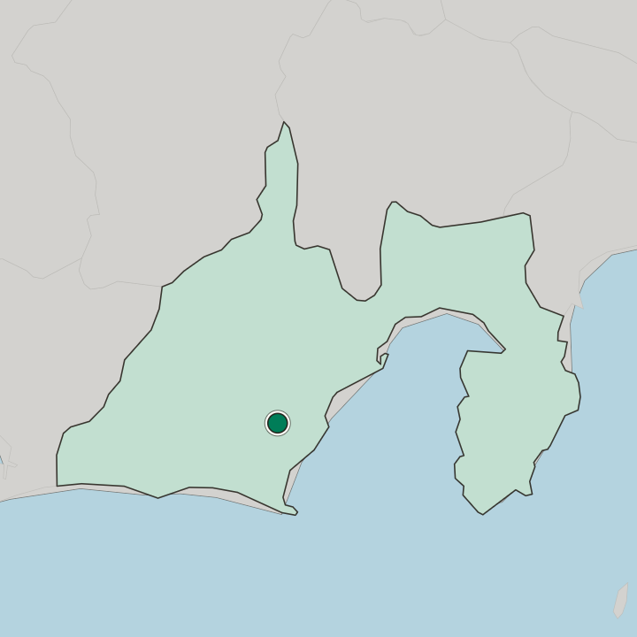 Map showing Shimada — In Shizuoka
