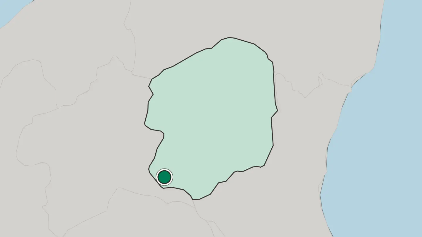 Map of Ashikaga in Japan