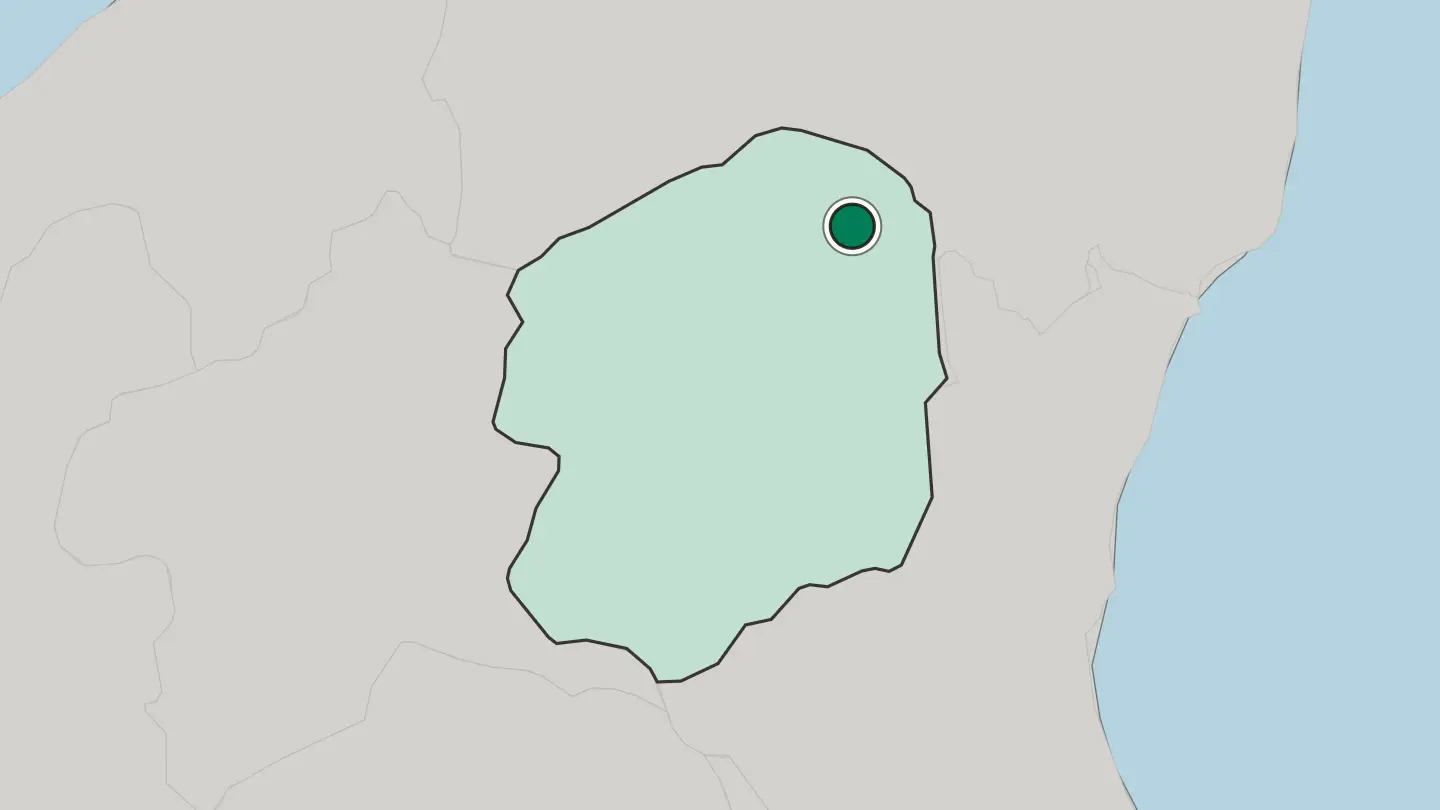 Map of Nasushiobara in Japan