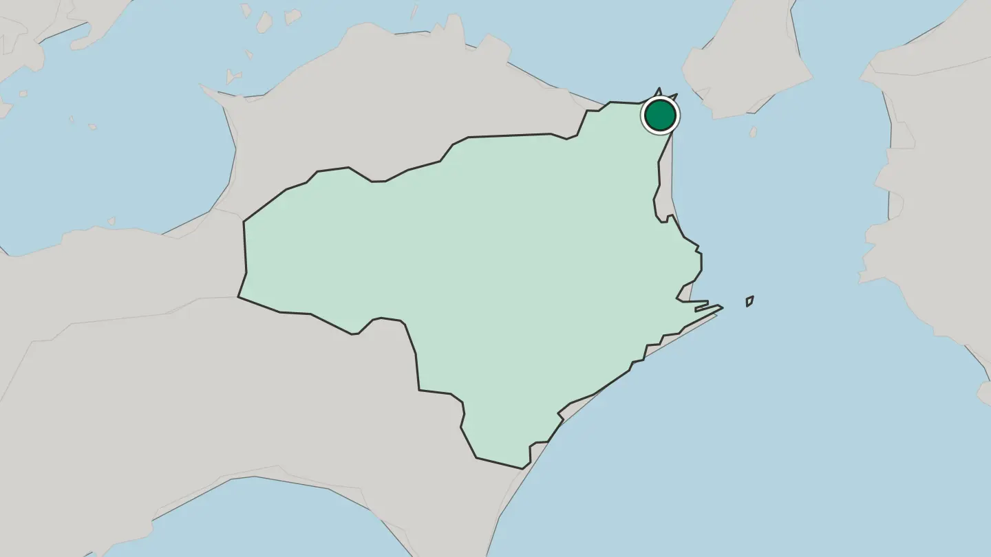 Map of Narutochō-mitsuishi in Japan