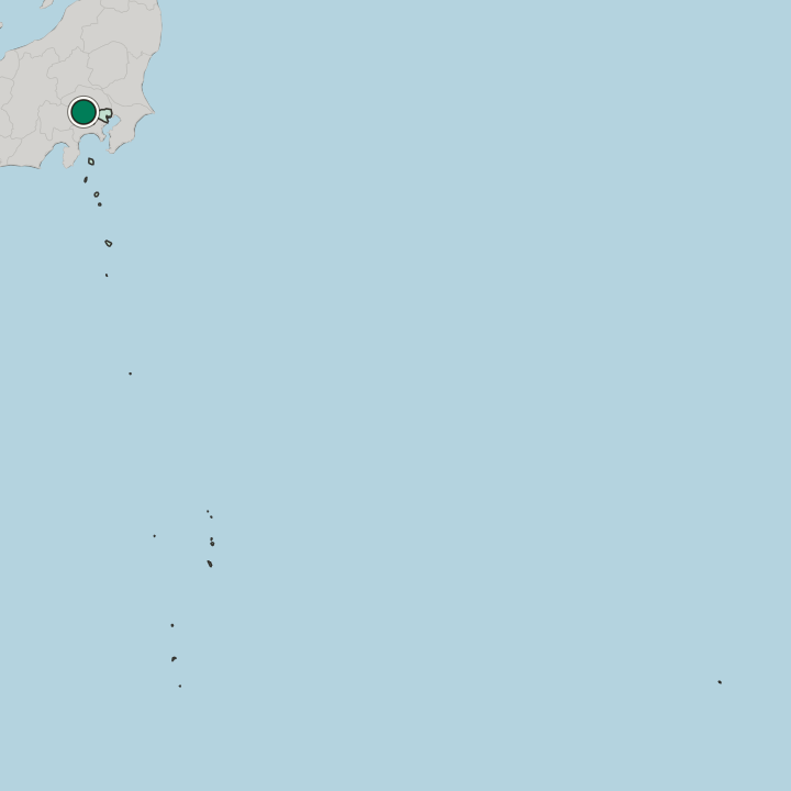 Map showing Akiruno — In Tokyo Prefecture