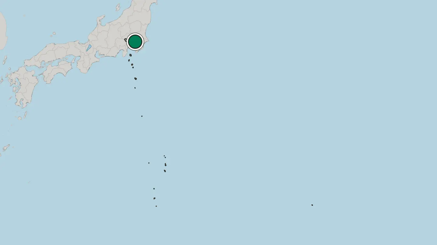 Map of Chūō in Japan