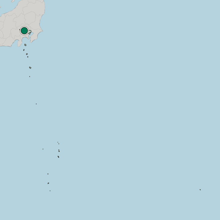 Map showing Hamura — In Tokyo Prefecture