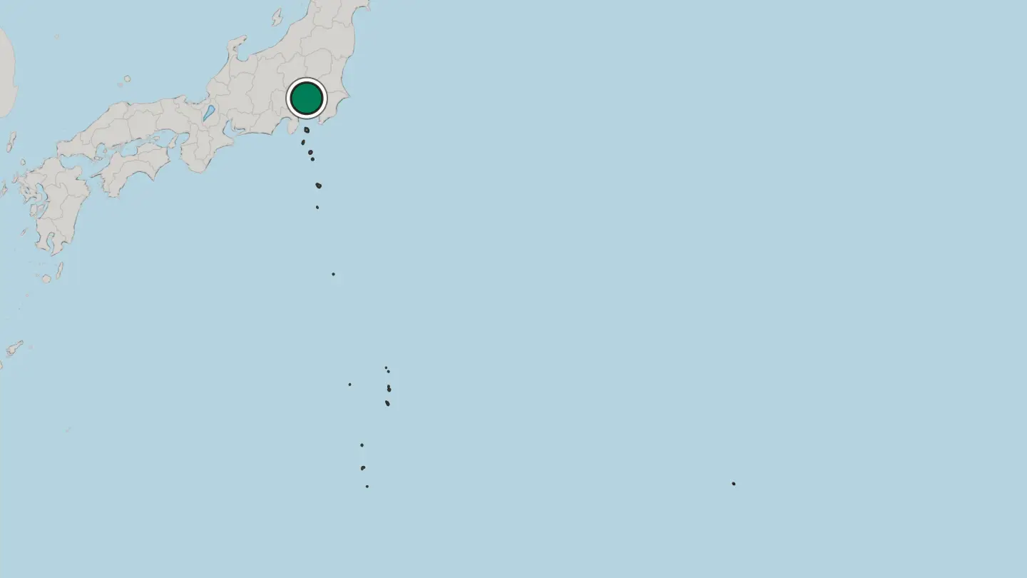 Map of Hino in Japan