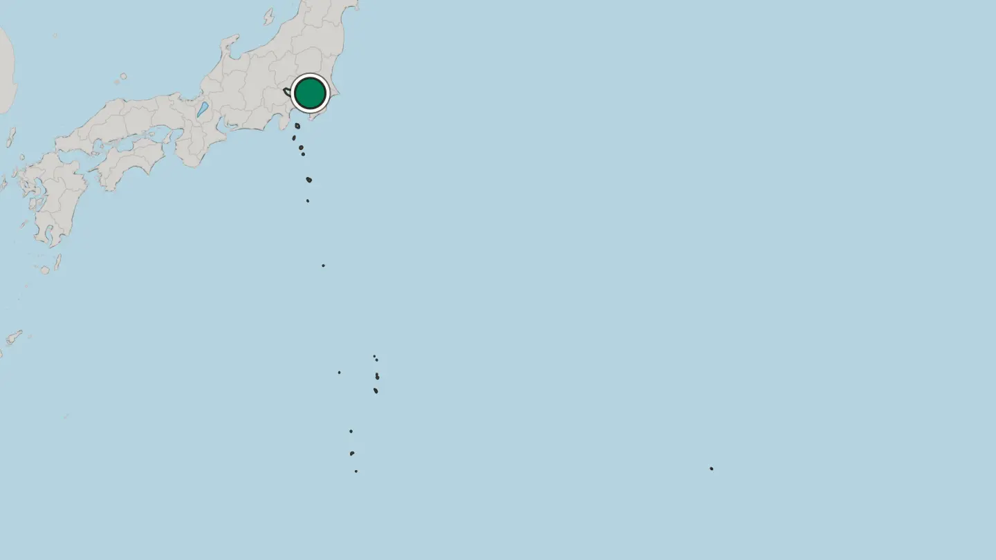 Map of Katsushika in Japan