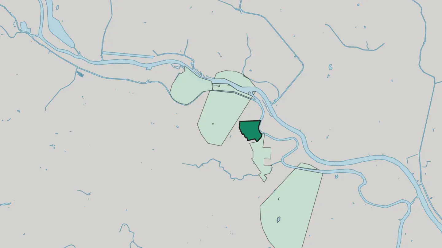 Map of Kamiya in Kita
