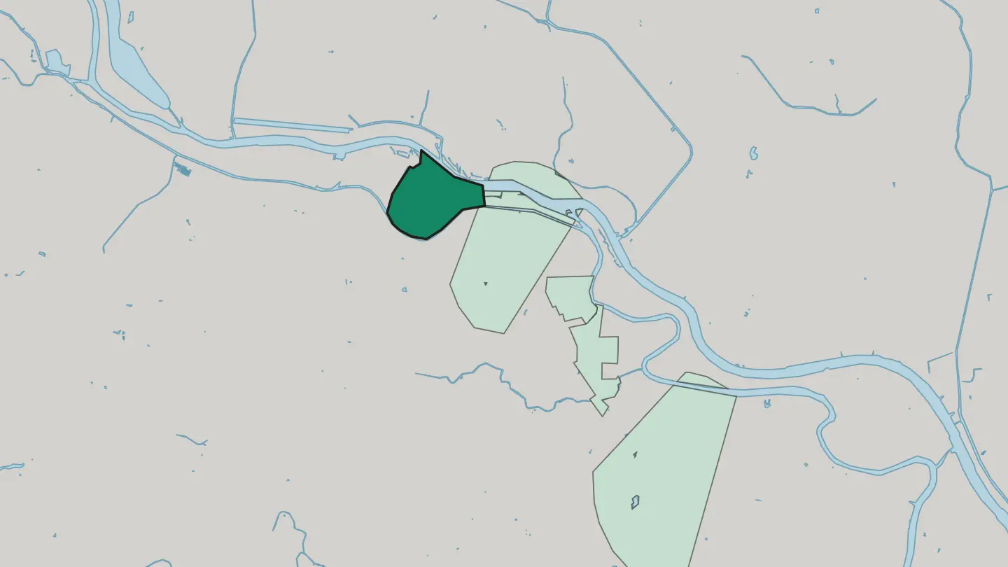 Map of Ukima in Kita