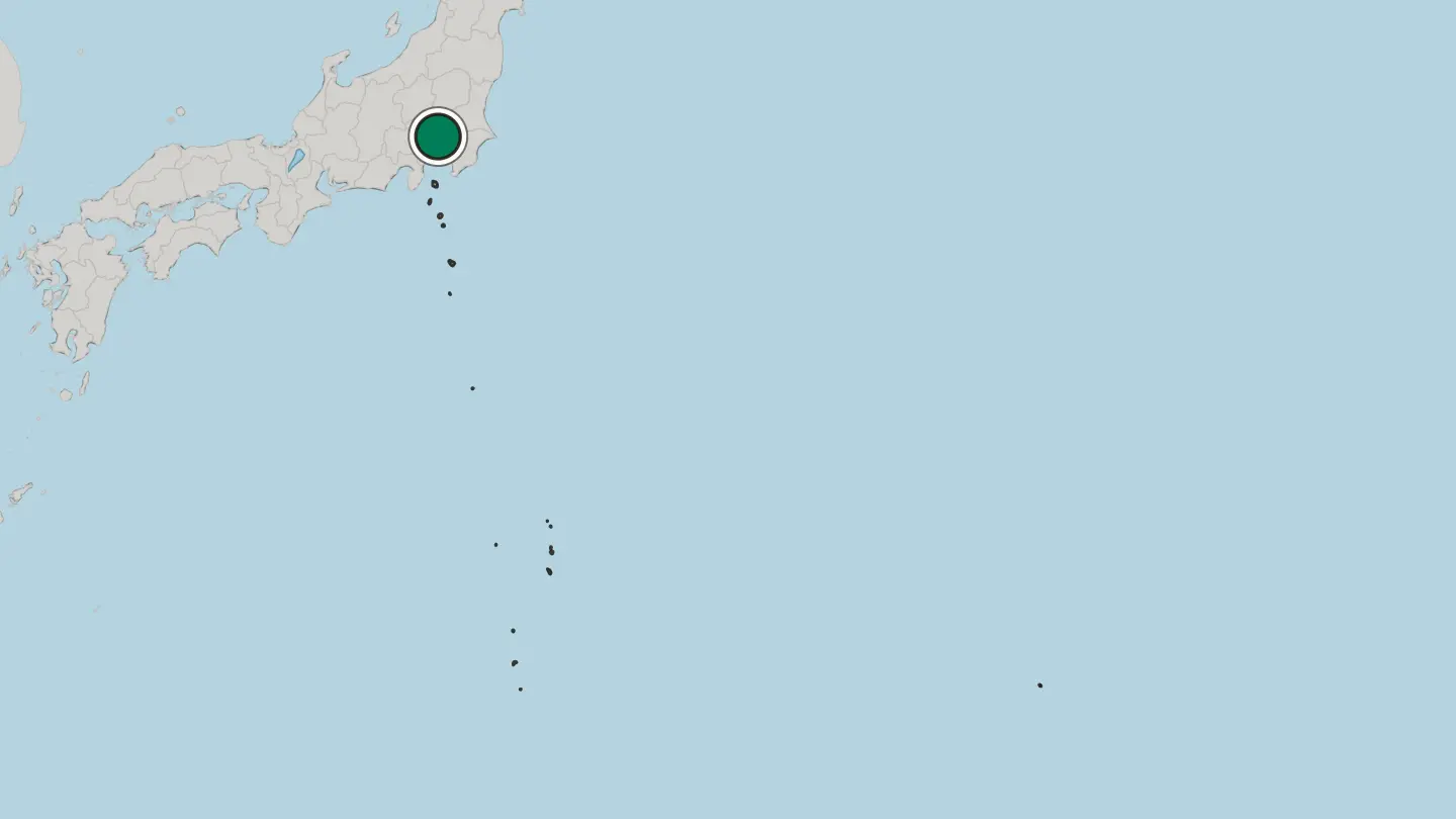 Map of Kodaira in Japan