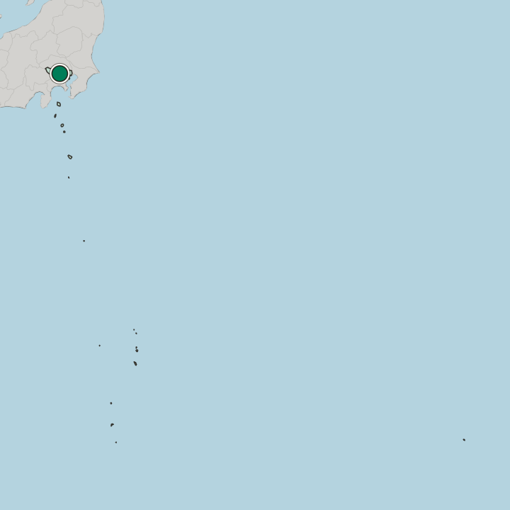 Map showing Kunitachi — In Tokyo Prefecture
