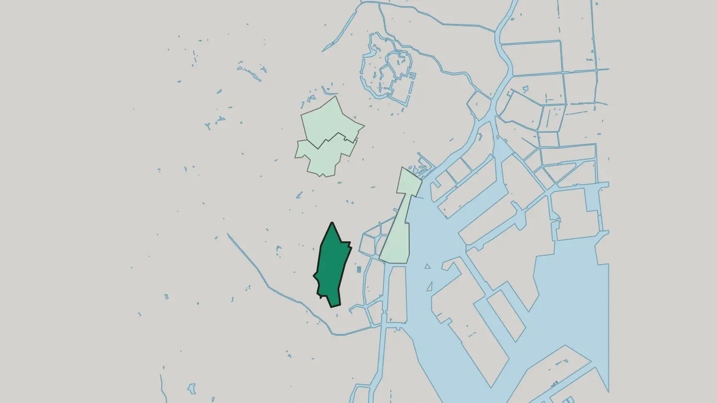 Map of Takanawa in Minato City