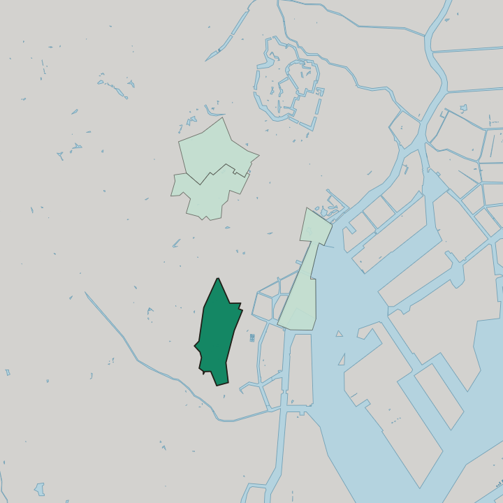 Map showing Takanawa — In Minato City