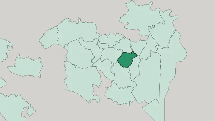 Map of Chiyoda in Tokyo