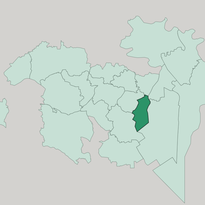 Map showing Chūō — In Tokyo