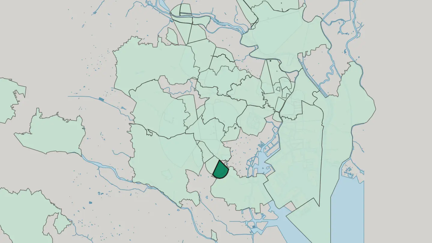 Map of Meguro in Tokyo