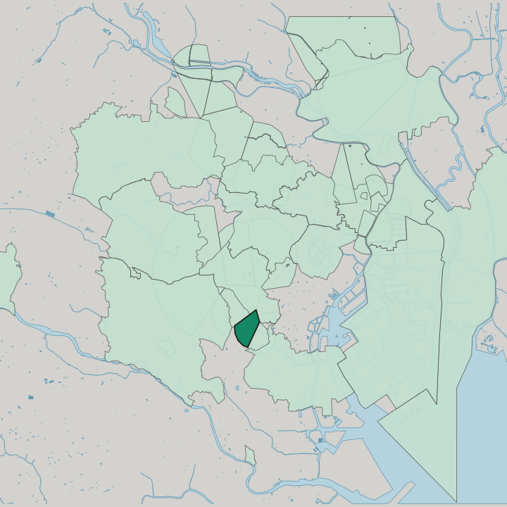 Map showing Nakameguro — In Tokyo