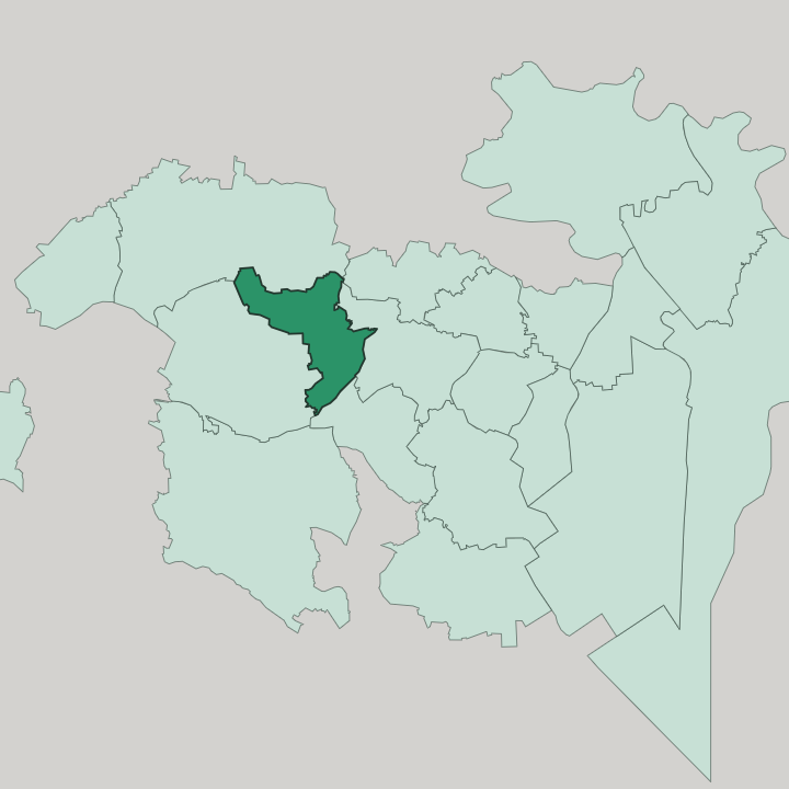 Map showing Nakano — In Tokyo