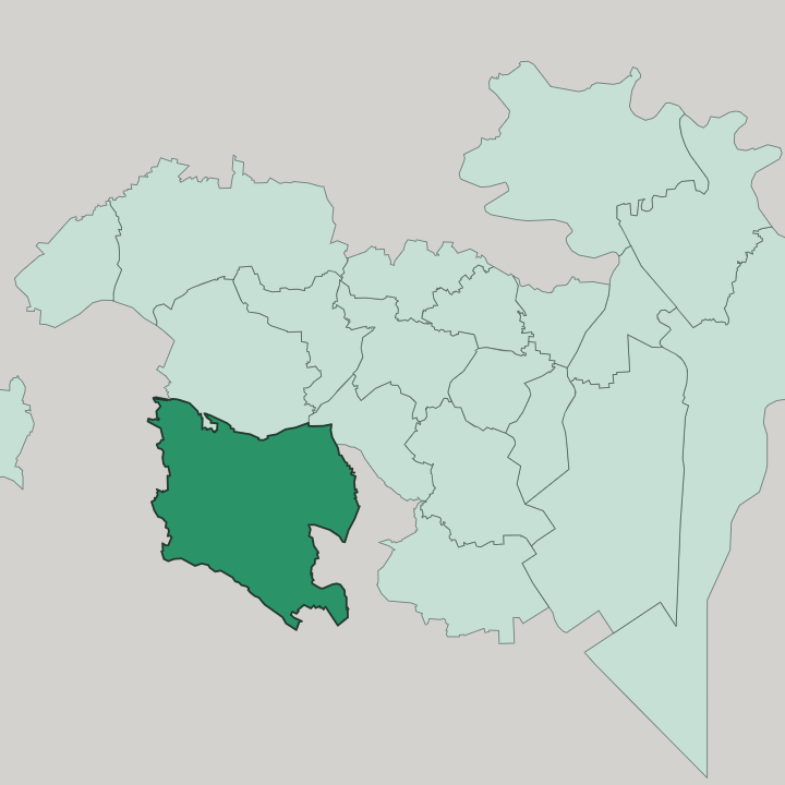 Map showing Setagaya — In Tokyo