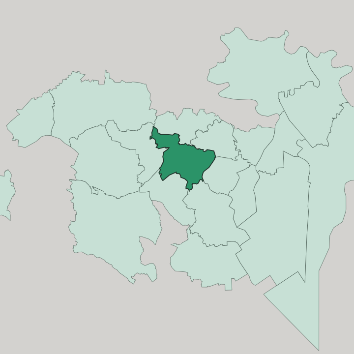Map showing Shinjuku — In Tokyo