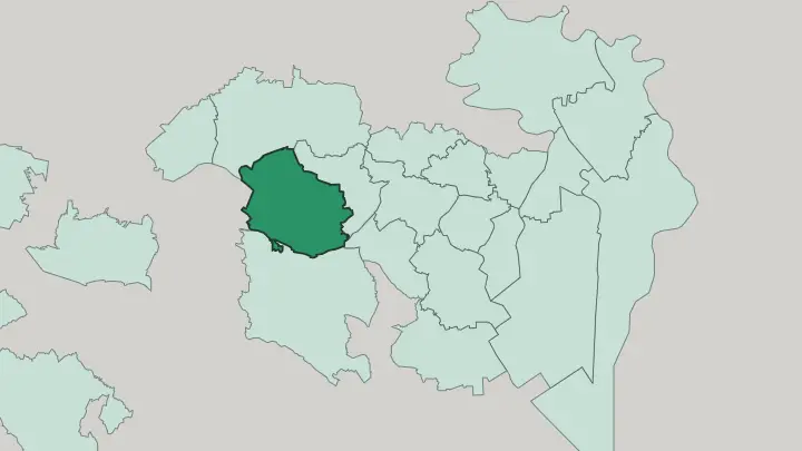 Map of Suginami in Tokyo