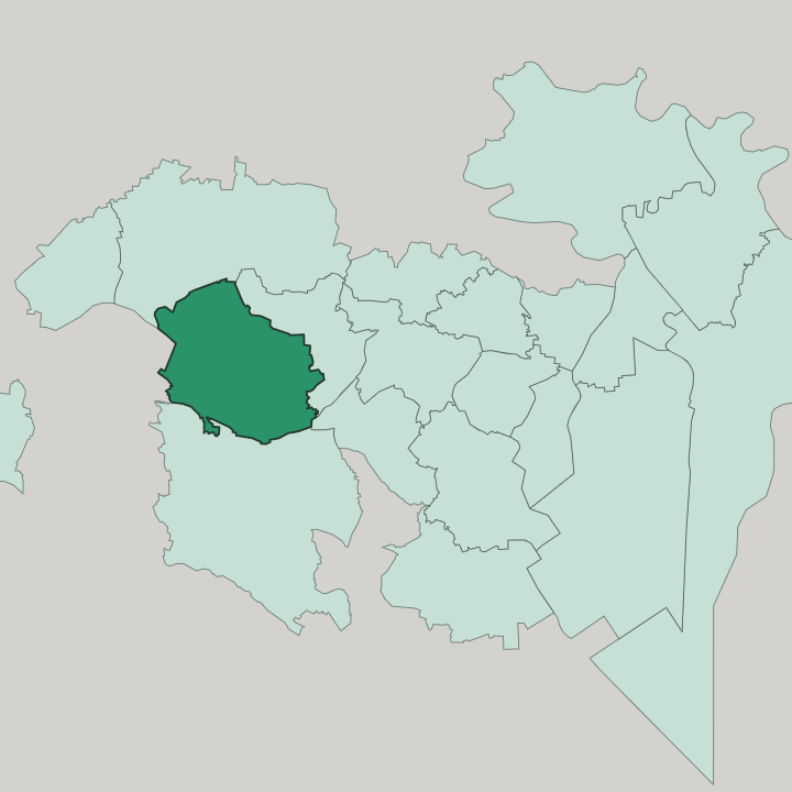 Map showing Suginami — In Tokyo