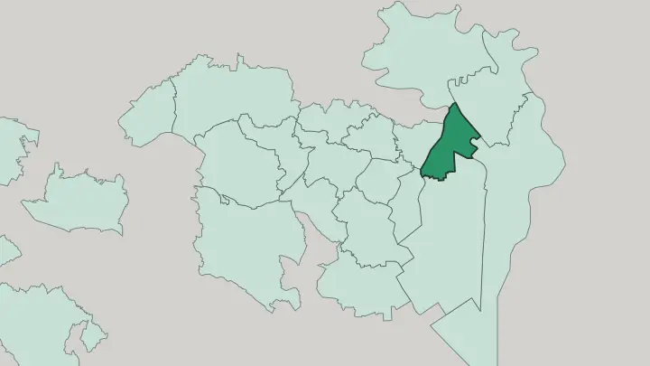 Map of Sumida in Tokyo