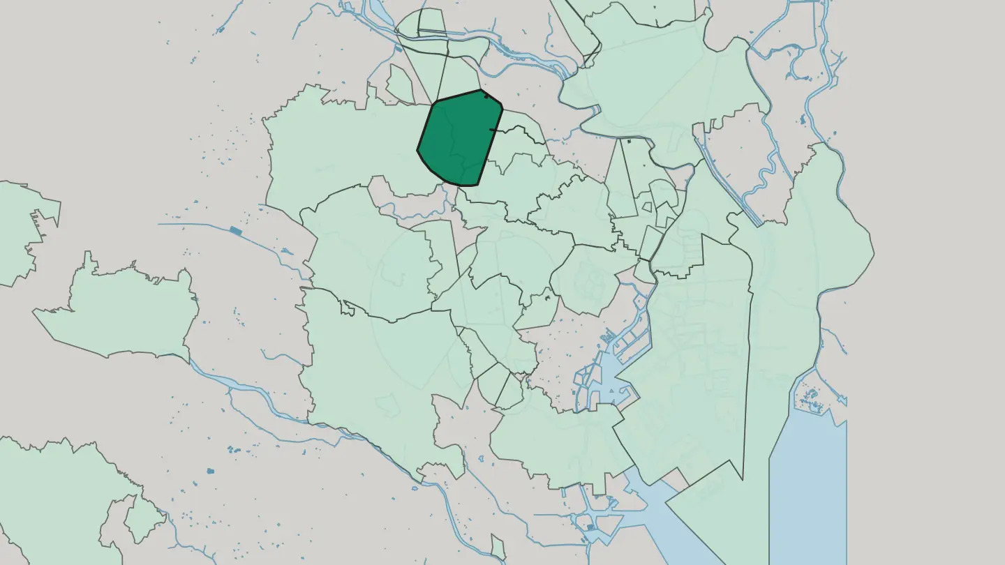 Map of Tokiwadai in Tokyo