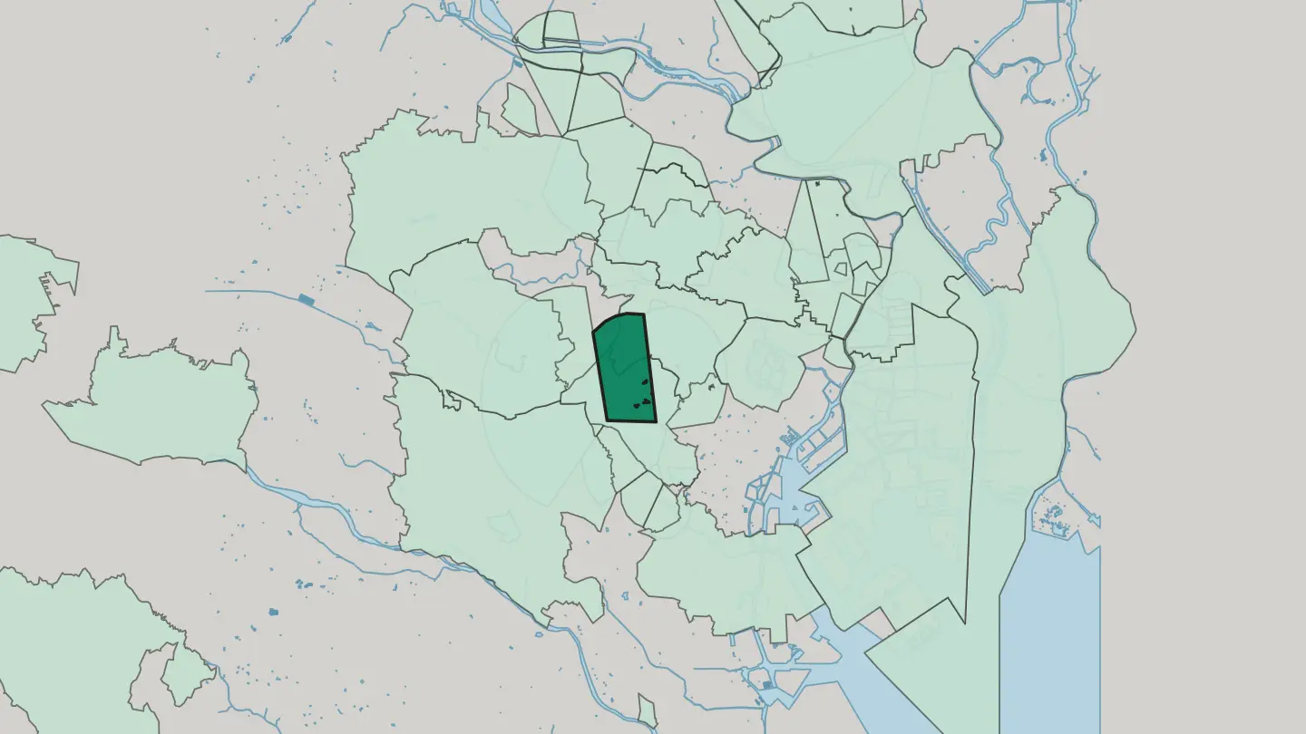 Map of Yoyogi in Tokyo