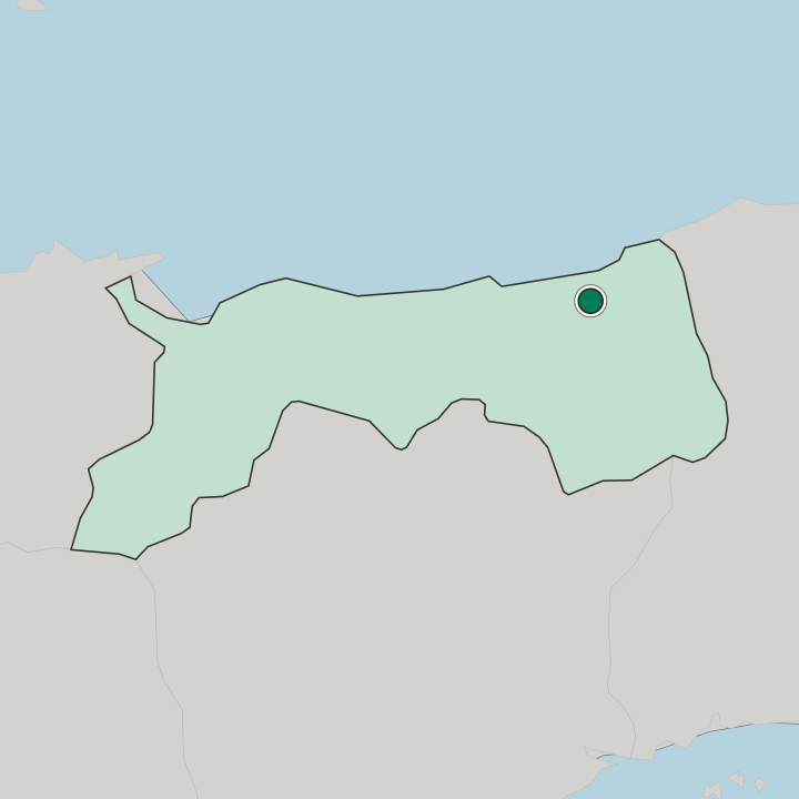 Map showing Tottori-shi — In Tottori