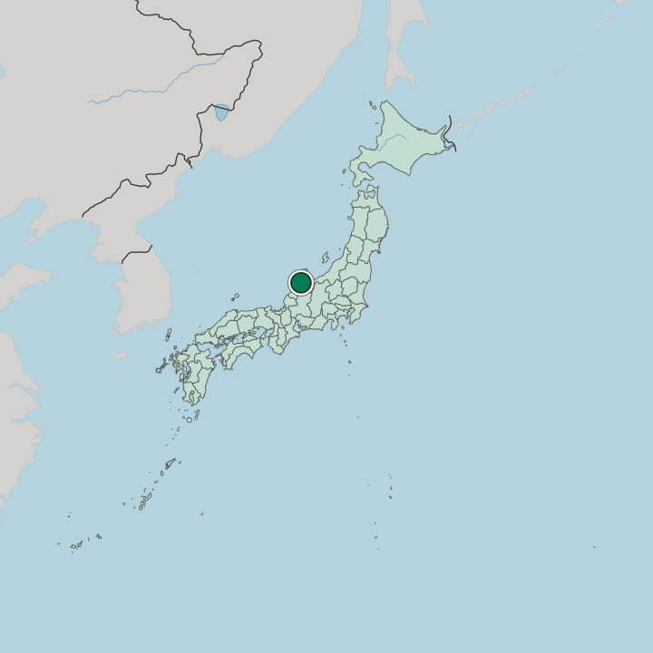 Map showing Himimachi — In Japan