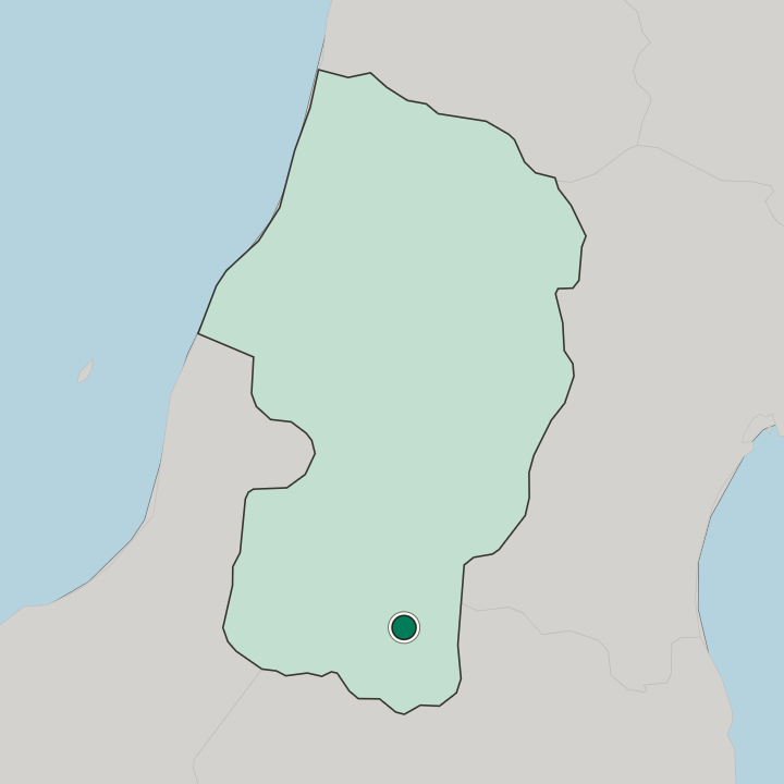 Map showing Yonezawa — In Yamagata-ken