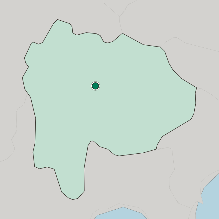 Map showing Kofu — In Yamanashi